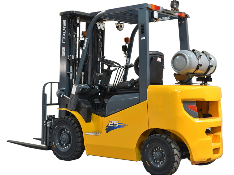 EKKO EK25LP Pneumatic Forklift (LPG) 5000 lbs cap, 189