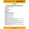 EKKO EB12E-98Li Lithium Straddle Stacker | 98" Lift Height | 2640 lb Capacity |