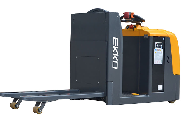 EKKO EPC30A Center-Controlled Rider Pallet Jack 5000lbs. Capacity - Warehouse Gear Hub 
