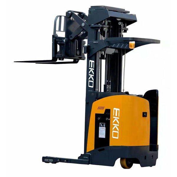 EKKO EK18RRL Stand-Up NA Reach Truck 4000 lb Cap., 196"Lift Ht