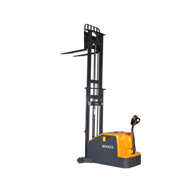 EKKO EK14C-130 Counterbalanced Walkie Stacker | 130" Lift Height | 3000 lb Capacity |