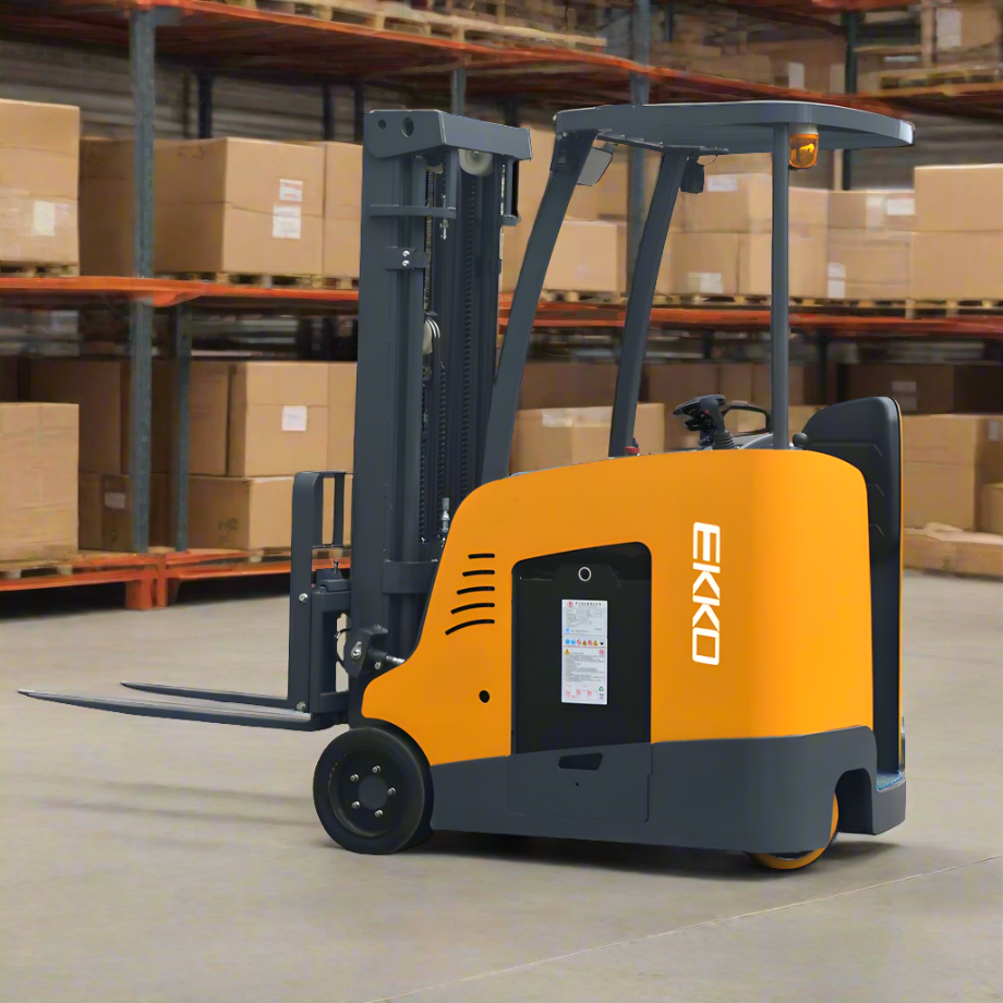 EKKO EK18RF Stand-up Rider Forklift, 4000 lb Cap., 216