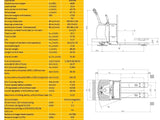EKKO EP30A Rider Pallet Jack 6600lbs. Capacity - Warehouse Gear Hub 
