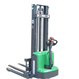 EKKO EB13E-138Li Full Powered Straddle Stacker 2800 lb Cap., 138" Height - Warehouse Gear Hub 