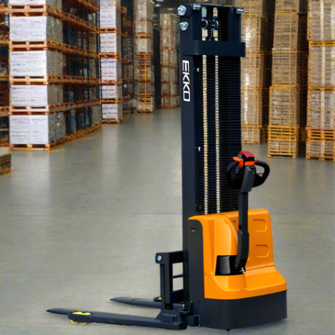 EKKO EB12E-138 Electric Straddle Stacker | 138