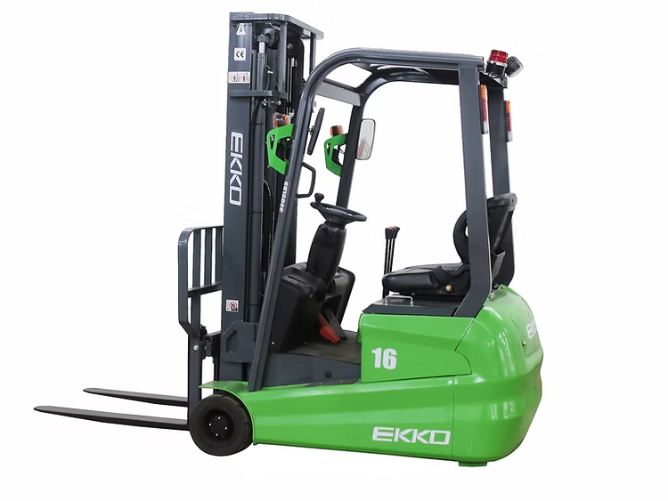EKKO EK16A-216Li 3-Wheel Lithium Electric Forklift | 3500lb Capacity | 216"Lift Height