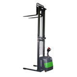 EKKO Lithium Straddle Stacker | 145" Lift Height | 4000 lb Capacity | EB18C-145LI