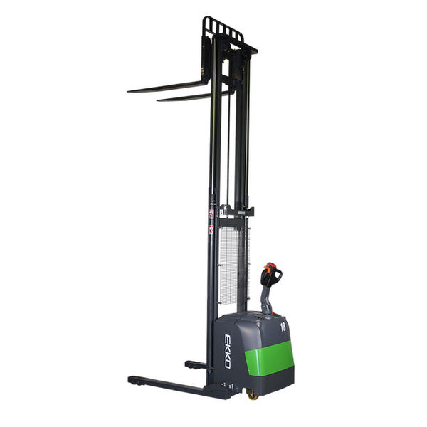 EKKO Lithium Straddle Stacker | 118" Lift Height | 4000 lb Capacity | EB18C-118LI