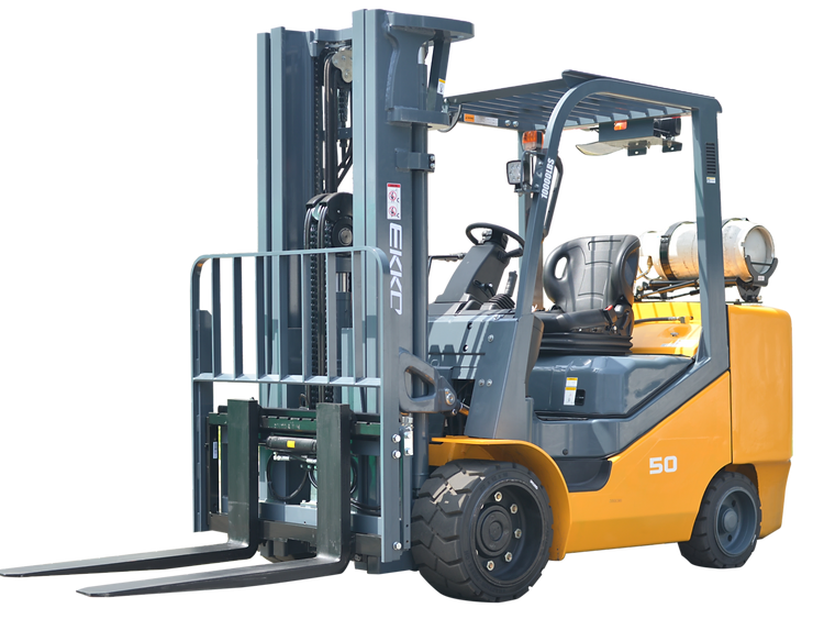 EKKO EK50LP Forklift (LPG) 10,000 lbs cap, 185" Lift Height - Warehouse Gear Hub 