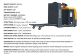 EKKO EPC30A Center-Controlled Rider Pallet Jack 5000lbs. Capacity - Warehouse Gear Hub 
