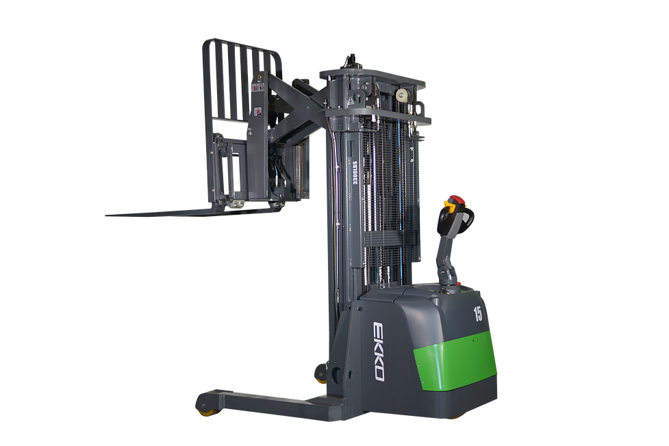 EKKO ER15-189Li Lithium Walkie Reach Truck | 3300 lb Capacity | 189" Height, Side Shift