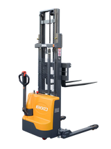 EKKO EB12E Lithium Straddle Stacker | 119" Lift Height | 2640 lb Capacity