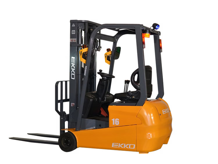 EKKO EK16A-177 3-Wheel Electric Forklift | 3500lb Capacity | 177"Lift Height