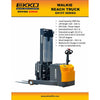 EKKO EH15T Moving Mast Walkie Reach Truck 3300lbs. Cap., 138" Height