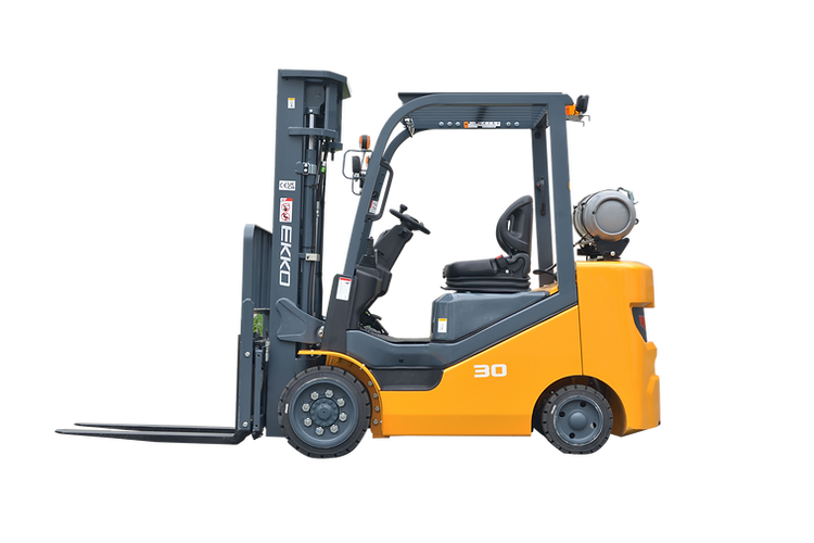 EKKO EK30SLP Forklift with Pattern Cushion (LPG) 6000 lbs - Warehouse Gear Hub 