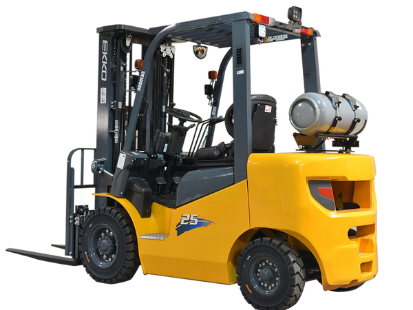 EKKO EK25-212LP Pneumatic Forklift (LPG) 5000 lbs cap, 212" Lift Height - Warehouse Gear Hub 