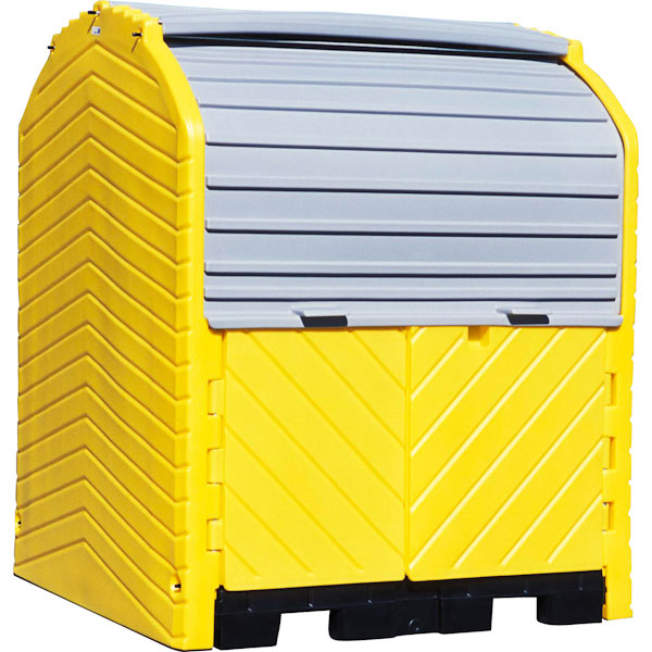 UltraTech 1188 Hard Top Plus, Steel, 4-Drum, Yellow