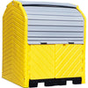 UltraTech 1188 Hard Top Plus, Steel, 4-Drum, Yellow