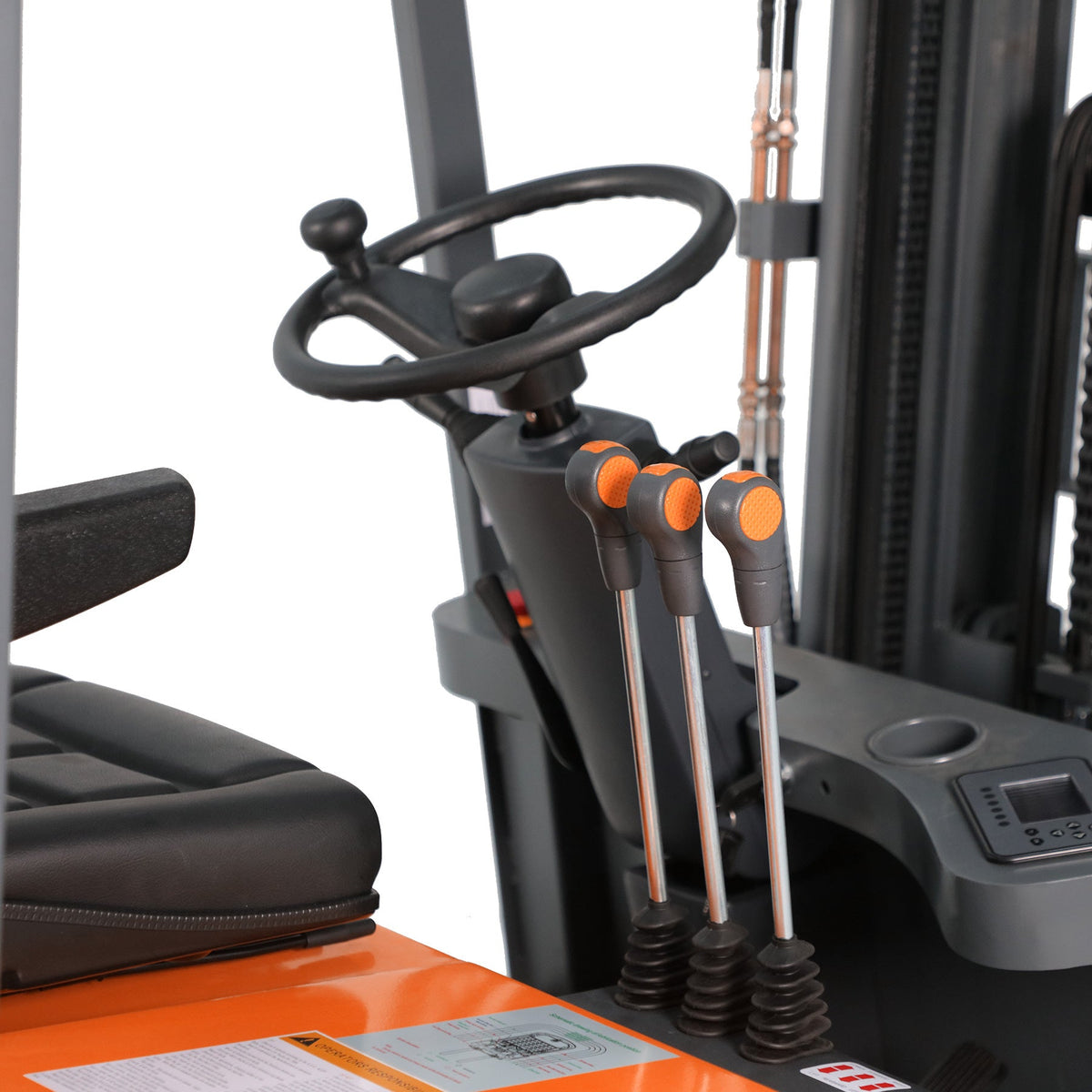 Apollolift A-3041 3-Wheel Electric 24V Lead-Acid Forklift | 3300lb Capacity | 197"Lift Height