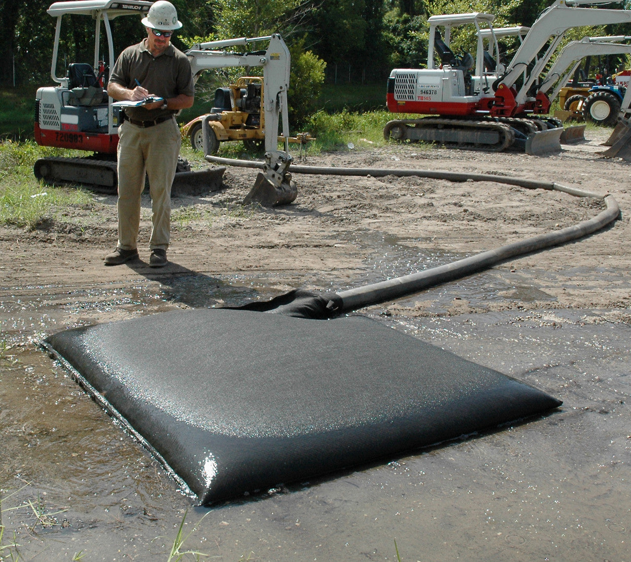UltraTech 9720-OS Dewatering Bag, 4' x 6', Black