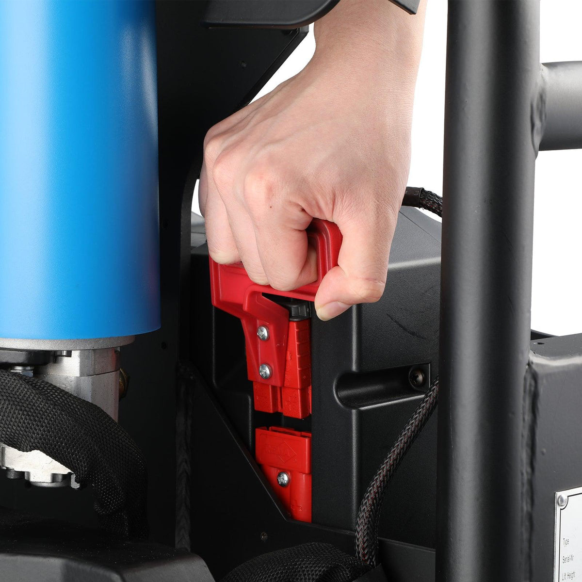 Apollolift 3300lbs Fully Electric Walkie Powered Pallet Jack with Lithium Battery 48"x27"