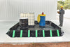 UltraTech 8692 Containment Berm, Compact Model, 15' x 40' x 1', Copolymer 2000, 28 oz.