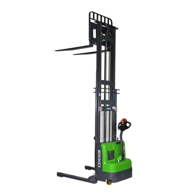 EKKO EB14C-118Li Lithium Straddle Stacker | 118" Lift Height | 3000 lb Capacity