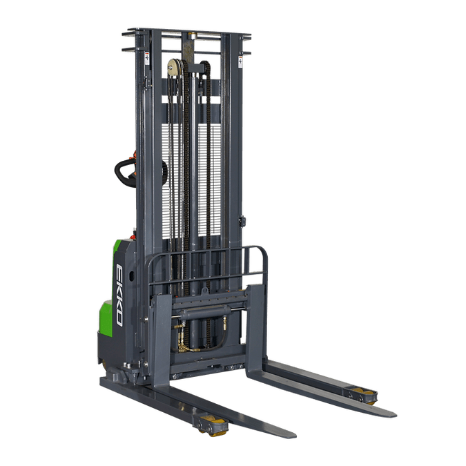 EKKO EB14C-118Li Lithium Straddle Stacker | 118" Lift Height | 3000 lb Capacity