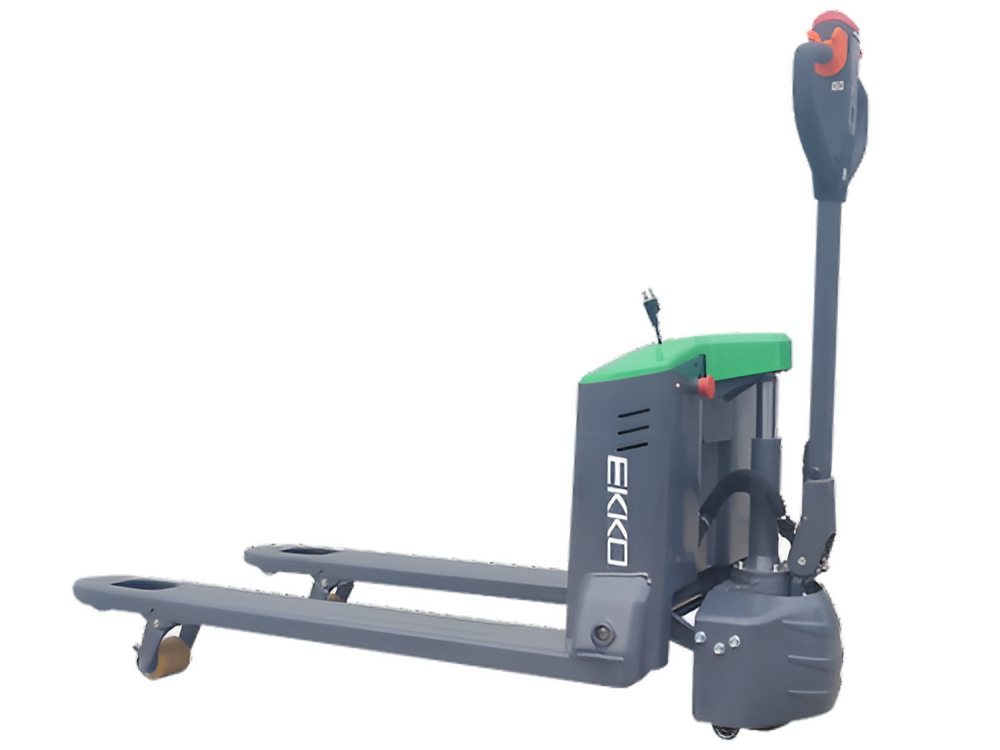 EKKO EP18JNLI Full Electric Narrow Pallet Jack | 4000 lb Cap