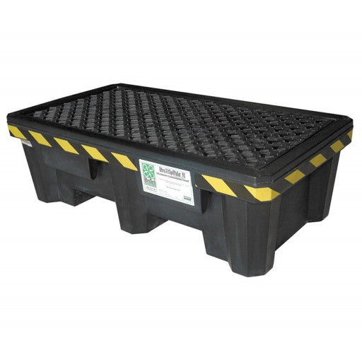 UltraTech 2504 Spill Pallet P2, Economy Model, No Drain, Black