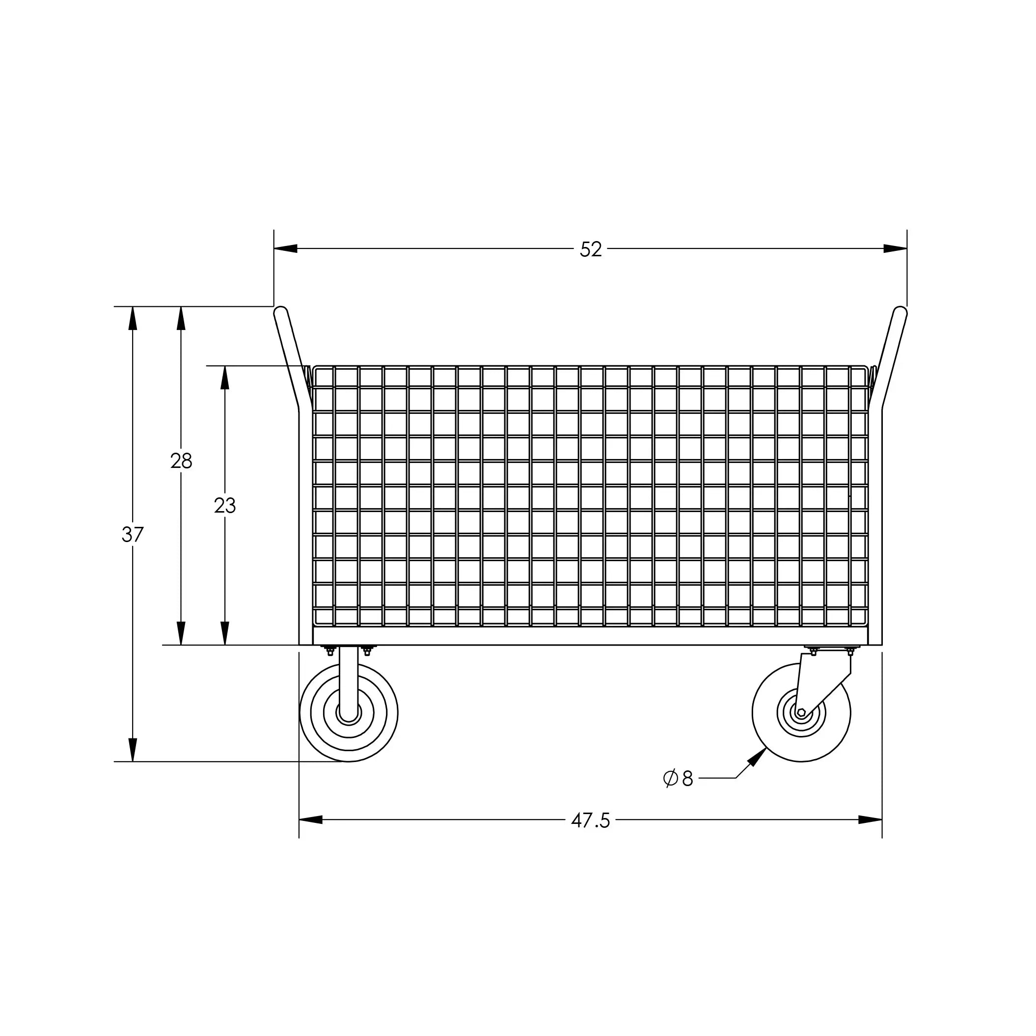 Valley Craft Platform Cage Carts - Warehouse Gear Hub 