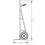 Valley Craft Flat Back Commercial Hand Trucks - Warehouse Gear Hub 