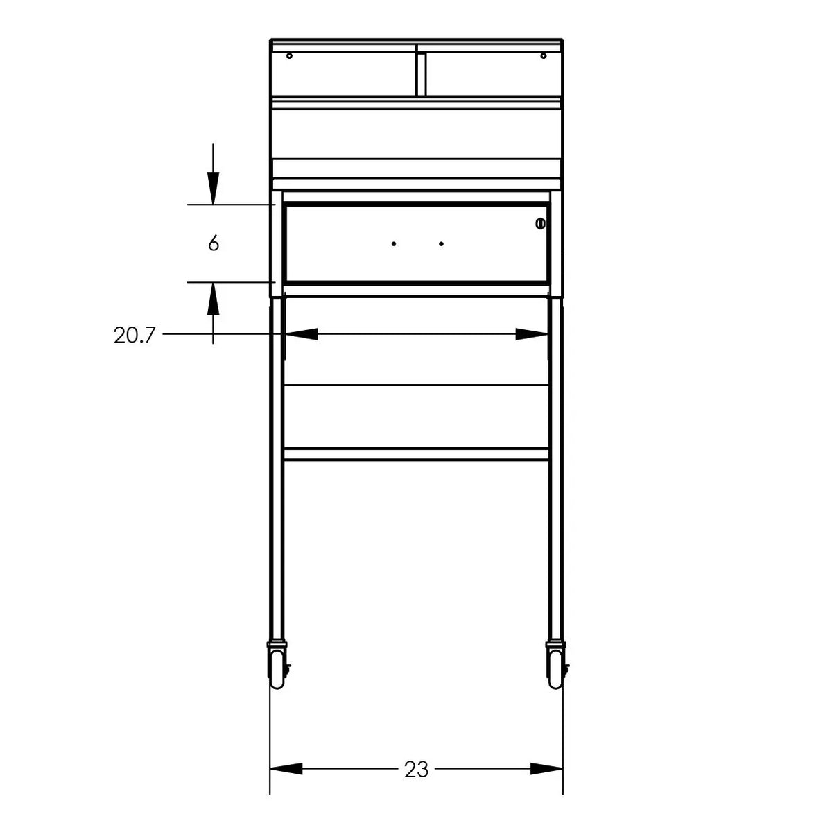 Valley Craft Mobile Shop Storage Desks - Warehouse Gear Hub 