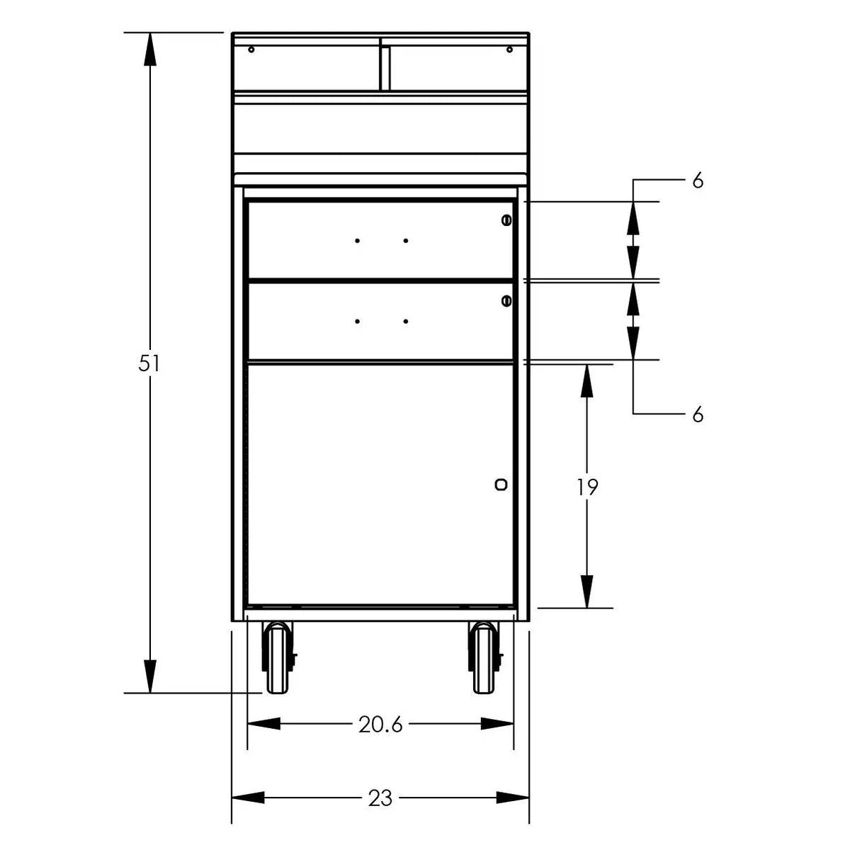 Valley Craft Mobile Shop Storage Desks - Warehouse Gear Hub 