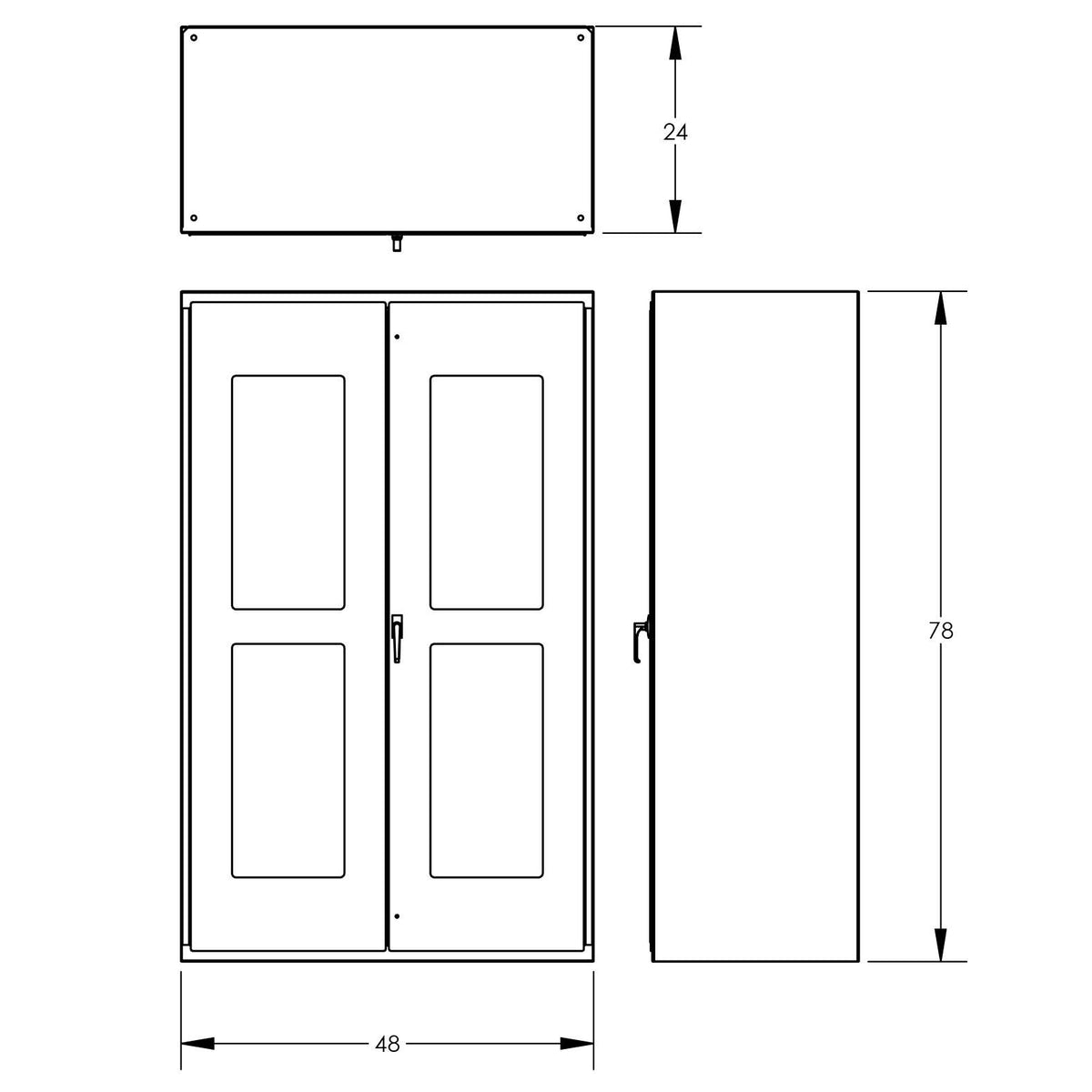 Valley Craft Clear-View Cabinets - Warehouse Gear Hub 