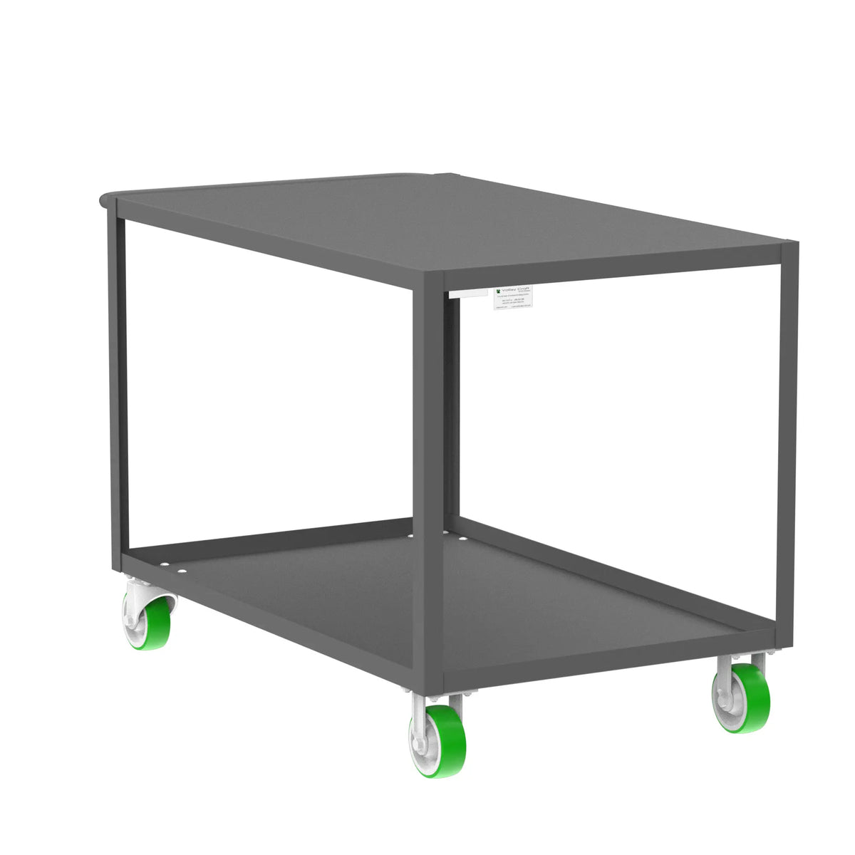 Valley Craft 2 Shelf Utility Carts - Warehouse Gear Hub 