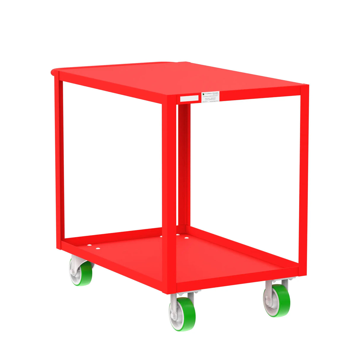Valley Craft 2 Shelf Utility Carts - Warehouse Gear Hub 