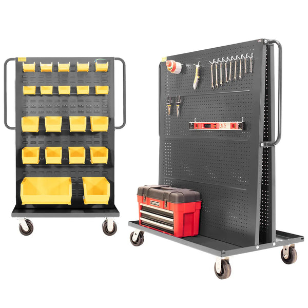 Valley Craft Modular A-Frame Bin, Tool & Utility Cart - Warehouse Gear Hub 