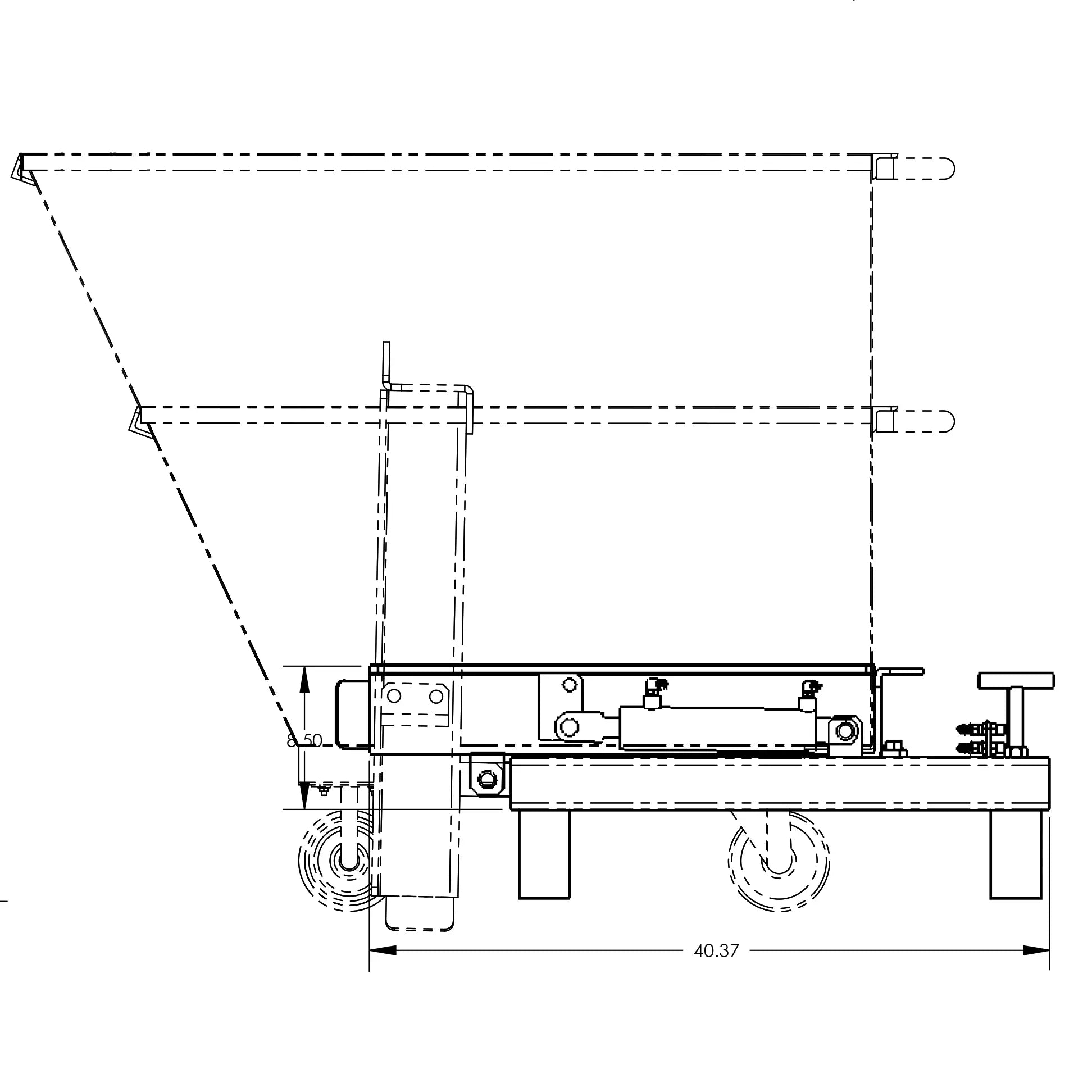 Forklift Attachment – Powered Dumping System - Warehouse Gear Hub 