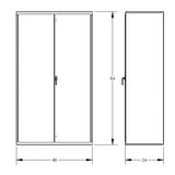Valley Craft Heavy Duty Steel Cabinets - Warehouse Gear Hub 