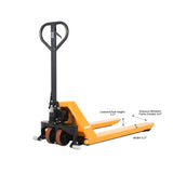 Apollolift Pallet Jack Lift 2200lbs. 45"Lx21"W Fork 3.3'' lowered. 31.5'' raised
