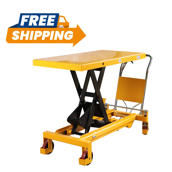 Single Scissor Lift Table 3300lbs. 39.4" lifting height