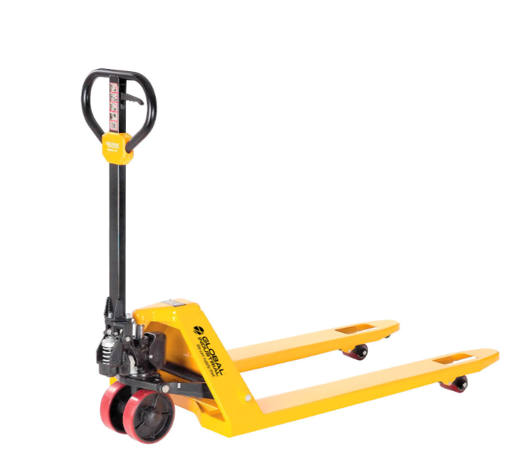 Global Industrial™ High Quality Manual Pallet Jack, 5500 lb. Capacity, 27"W x 48"L Forks