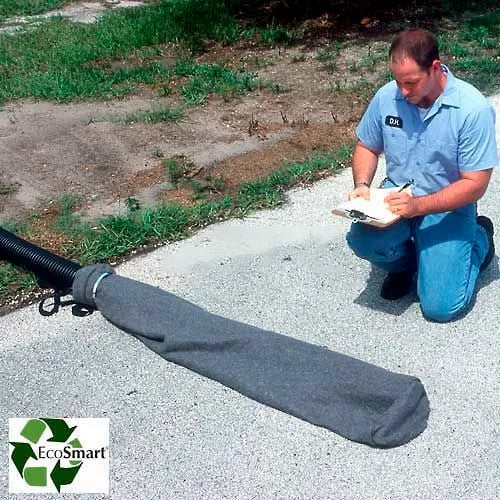 UltraTech 9707-OS Pipe Sock, Oil & Sediment, 16" dia. Pipe, Gray