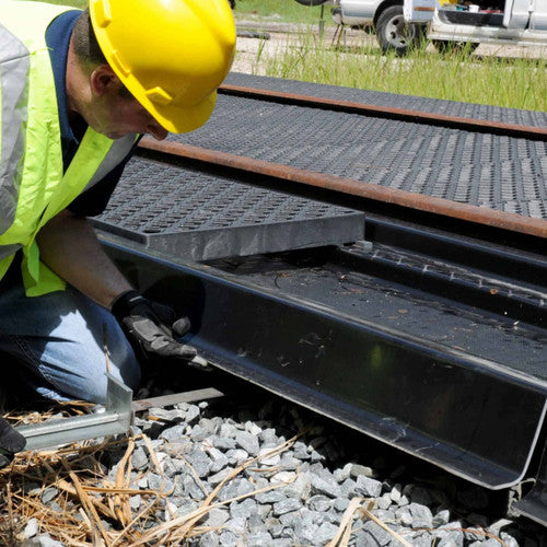 UltraTech 7252 Pellet Composite Track Pan, Center and Two Side Pan 20' System