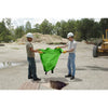 UltraTech 9847 Drain Guard, Reusable Model, Curb-Style, 18" x 30", Curb Deflector 38", Regular Flow, 8 Overflow Ports, Green