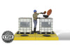 UltraTech 1125 Modular IBC Spill Pallet, 2-Tank, Indoor Model