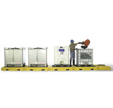 UltraTech 1127 Modular IBC Spill Pallet, 4-Tank, Indoor Model