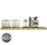 UltraTech 1127 Modular IBC Spill Pallet, 4-Tank, Indoor Model
