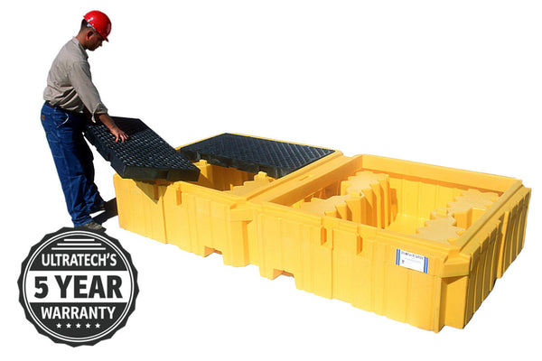 UltraTech 1140 Twin IBC Spill Pallet, No Drain
